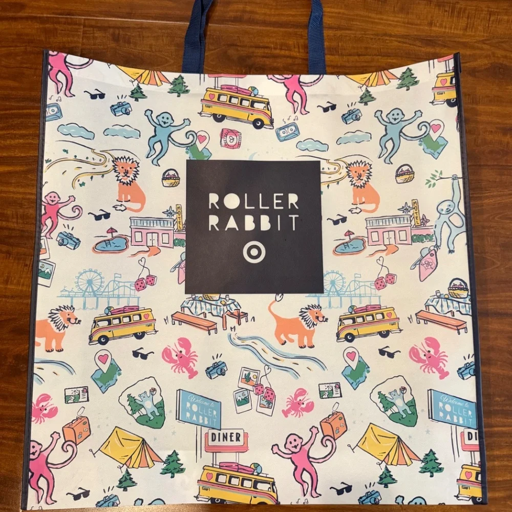 Roller Rabbit Multicolor Tote Bag - Picture 2 of 2